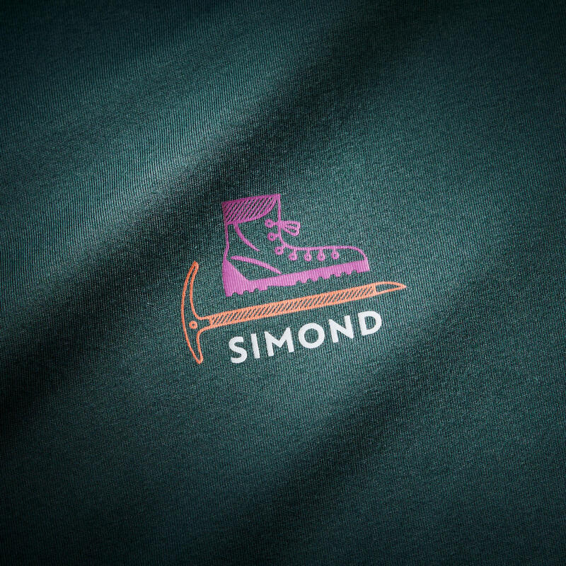 Stevig klimshirt met korte mouwen voor heren Vertika groen