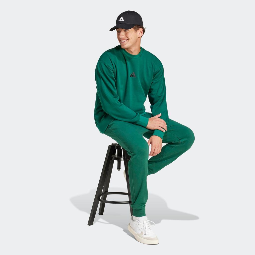 Sweat en coton - homme - vert