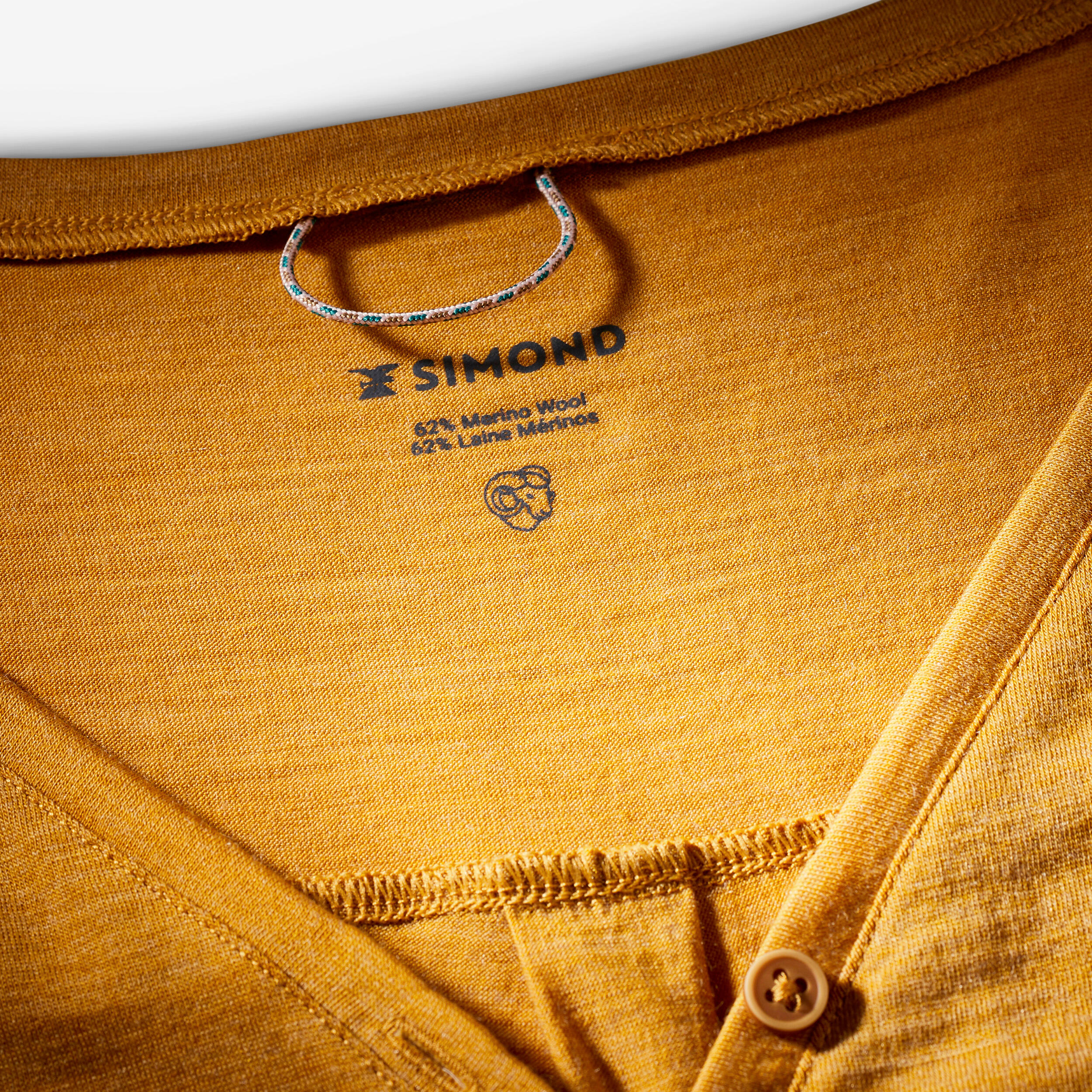 Merino top voor dames Fresh geel 8/9