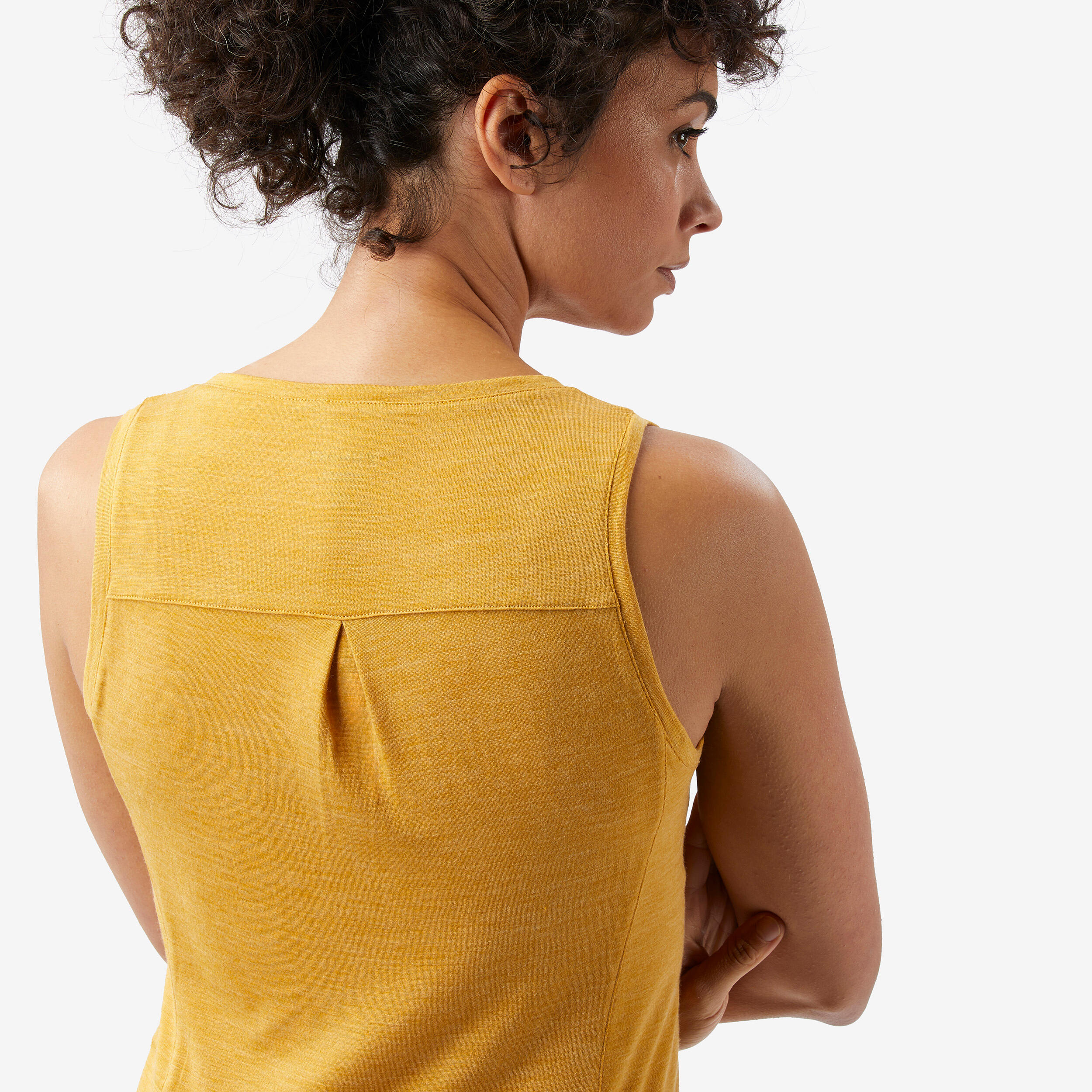 Merino top voor dames Fresh geel 5/9
