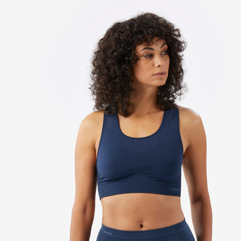 MT900 MERINO WOOL BRA BLUE