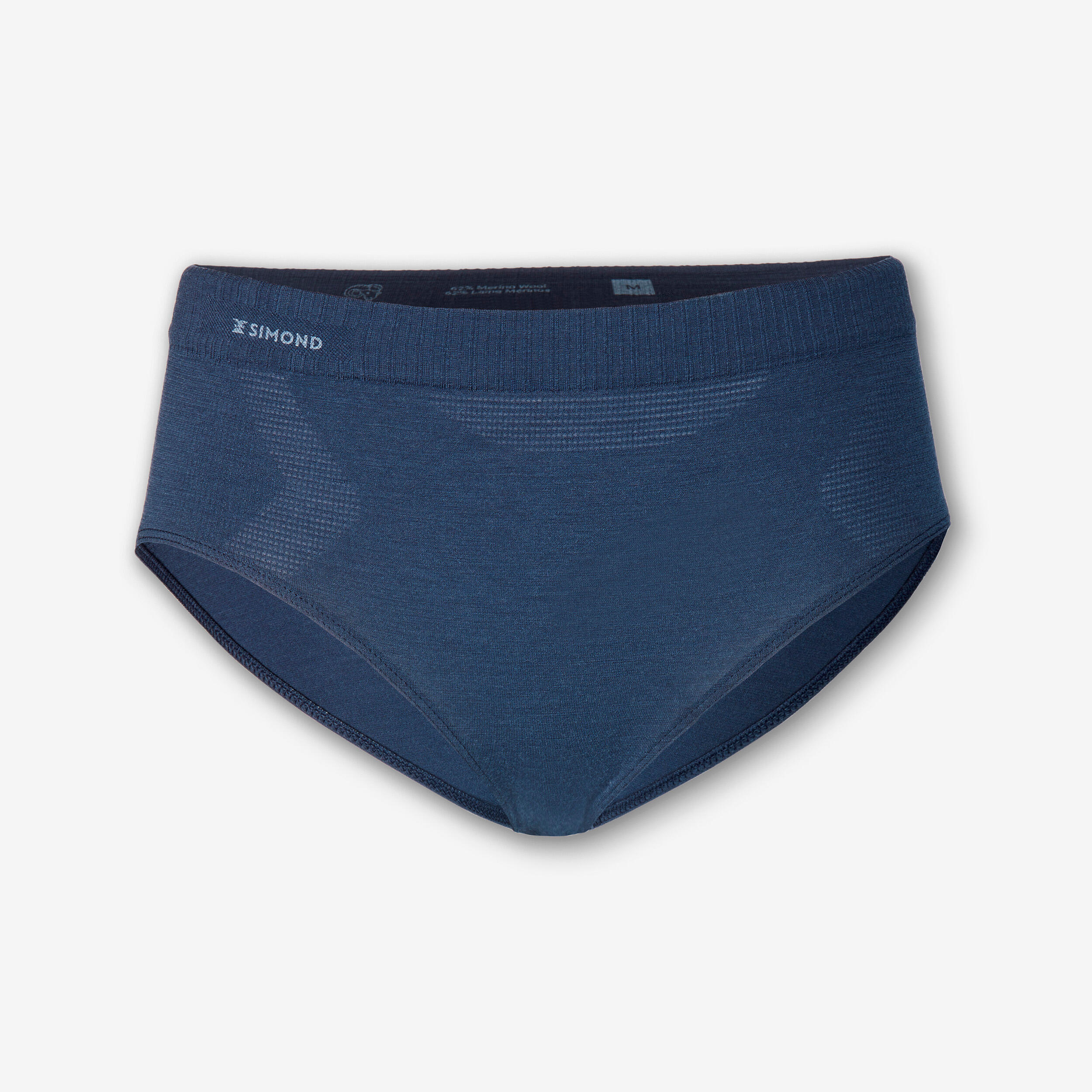 Unterwäsche Damen Merinowolle Bergwandern - MT900 blau 4/4