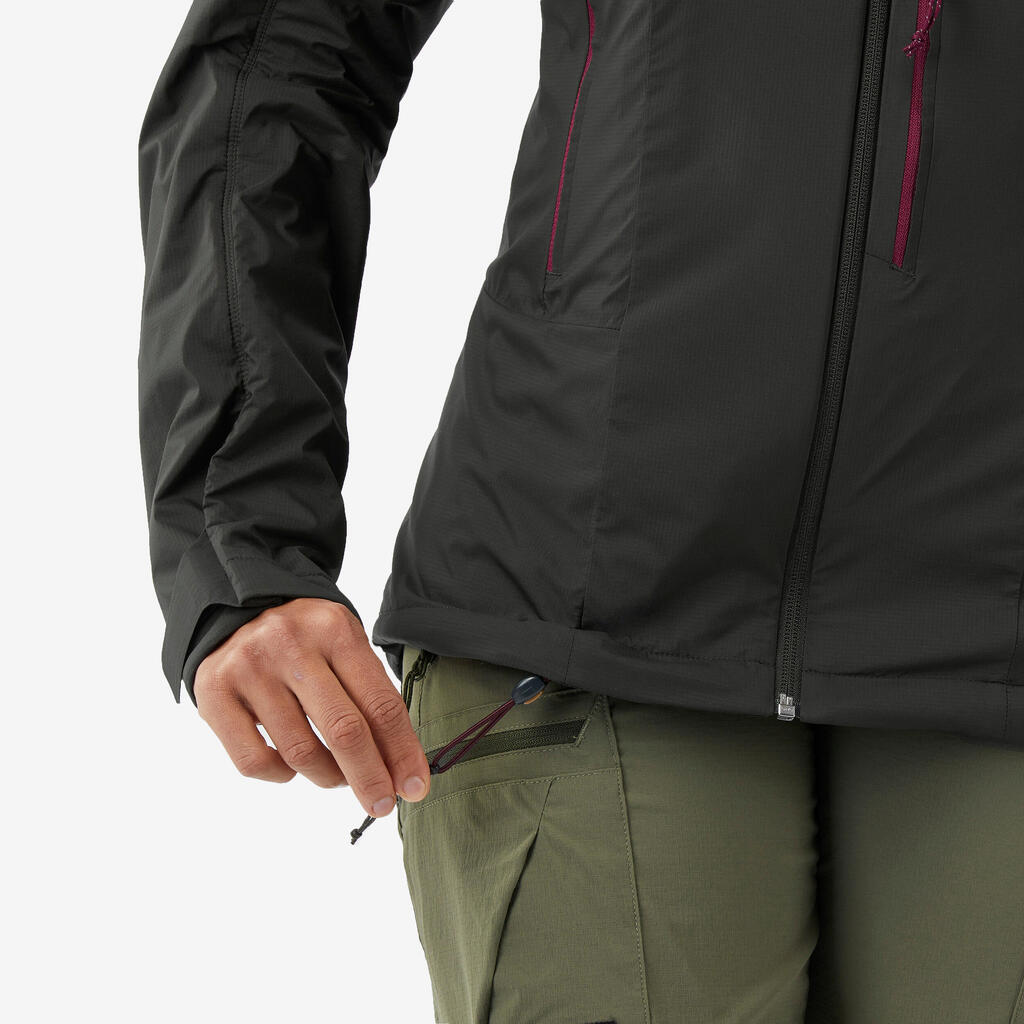 Jakna softshell  MT900 vetroodbojna  topla ženska - kaki