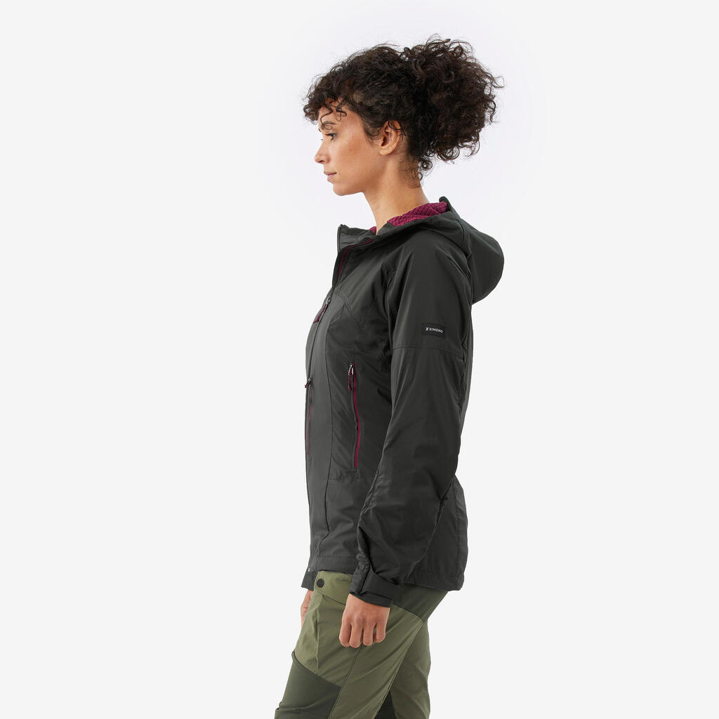 Jakna softshell  MT900 vetroodbojna  topla ženska - kaki