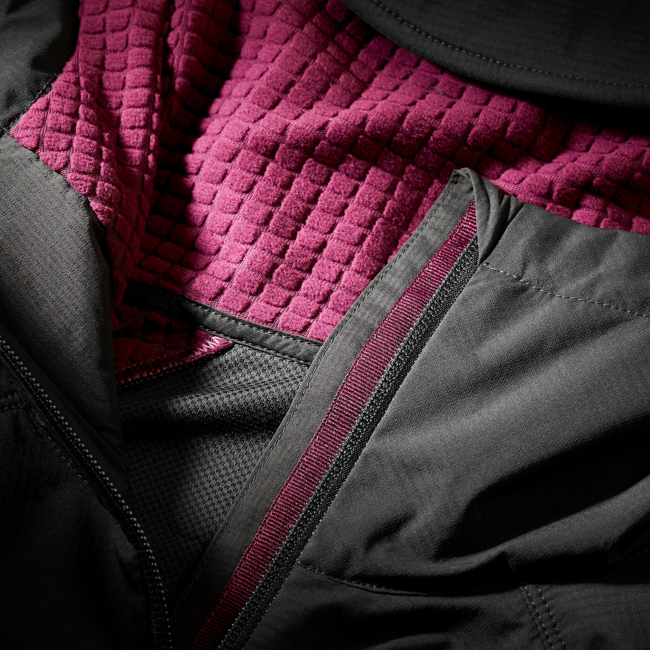 Winddichte warme softshelljas voor backpacken dames MT900 10/10