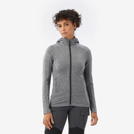 Veste à capuche mérinos et lyocell femme, Merino Fresh
