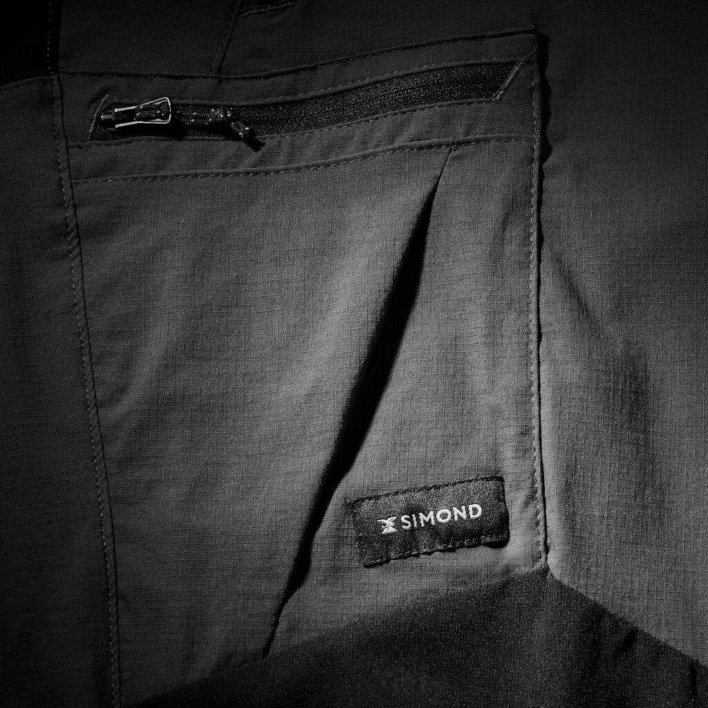 Pantalon résistant de trek montagne femme, MT500 gris