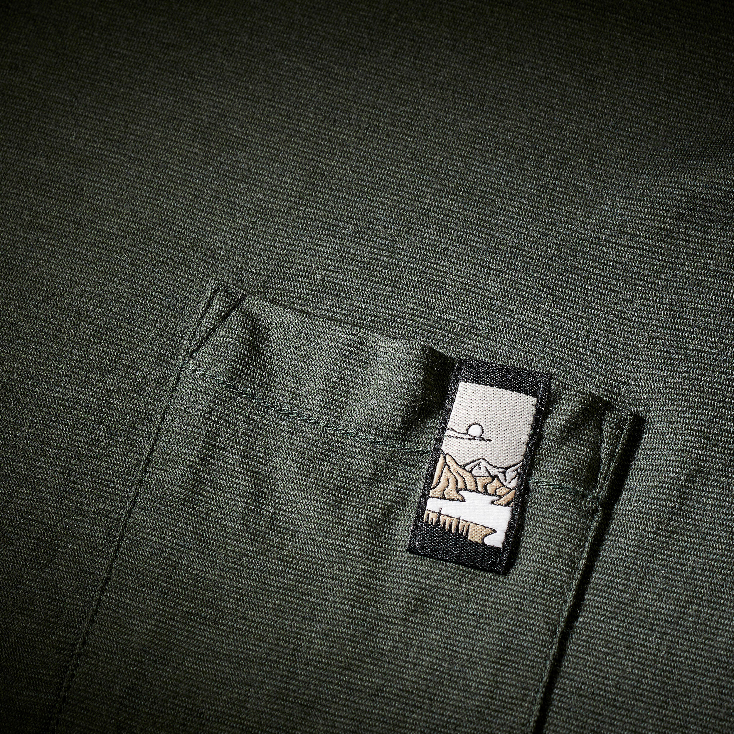 Dames T-shirt in 100% merinowol groen 7/7
