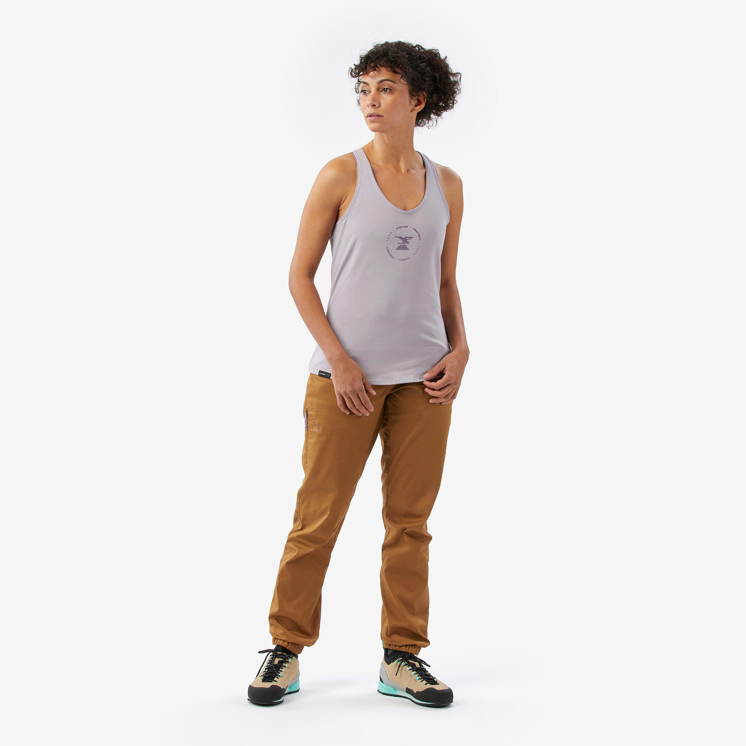 Camiseta de montaña y escalada tirantes Mujer Simond Vertika 3/7
