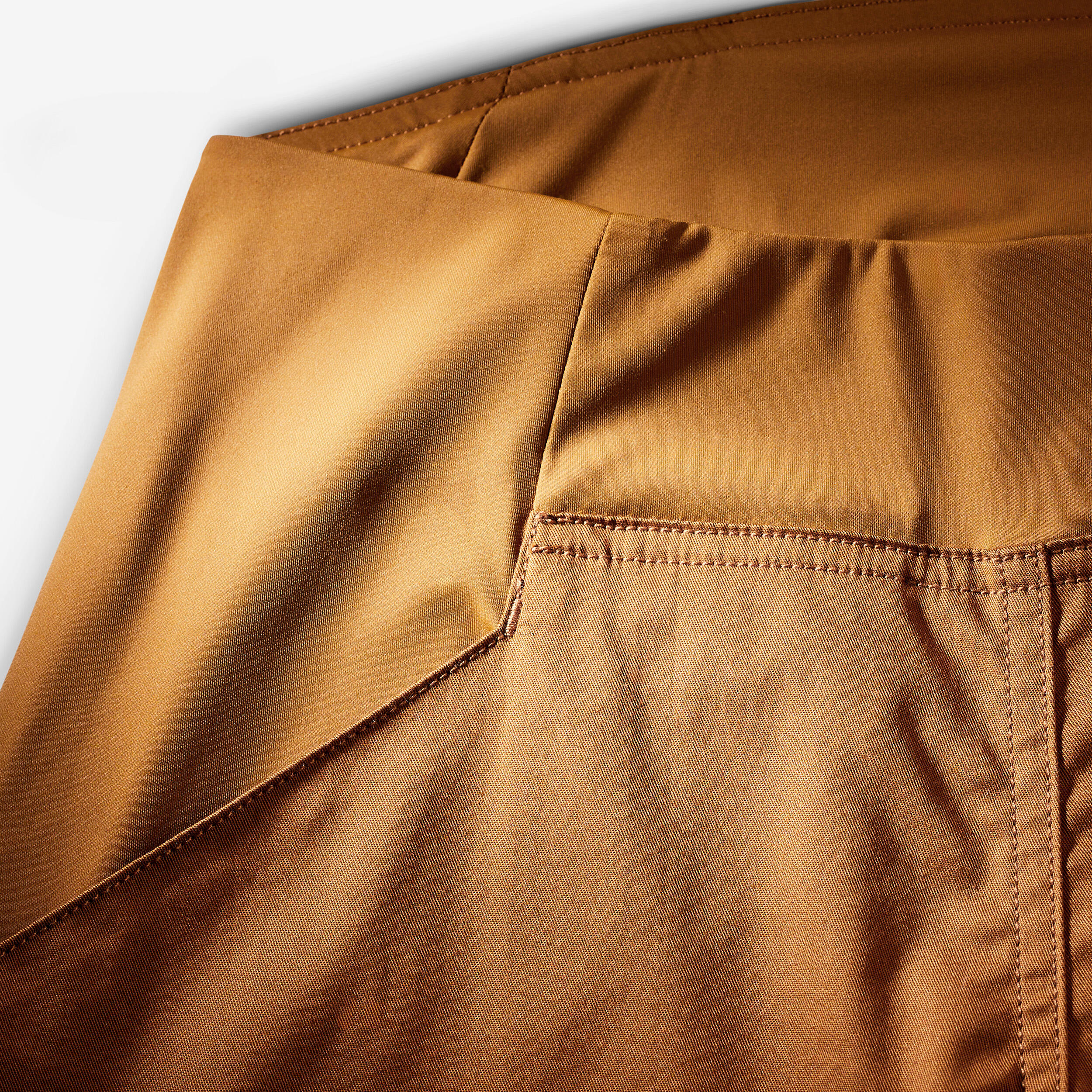 Pantaloni arrampicata donna VERTIKA marroni 7/9