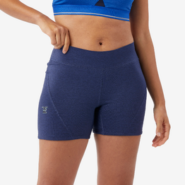 SHORT D&#039;ESCALADE STRETCH - EDGE BLEU FEMME