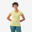 Kletter-T-Shirt Damen stretch - Vertika gelb by Montse Galbany 