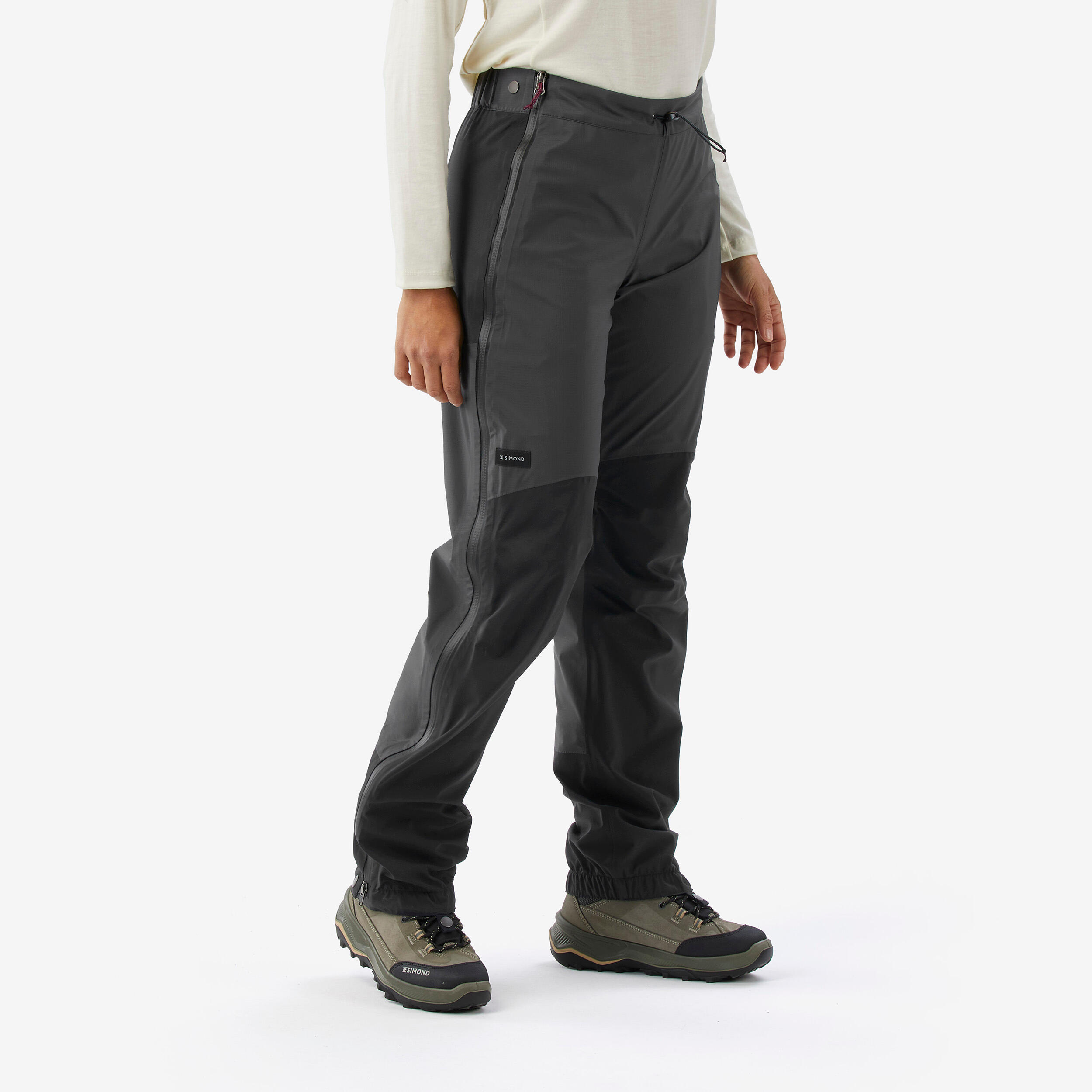 Wasserdichte Damen-Trekhose MT900, 20’000 Schmerber, Schwarz 3/10