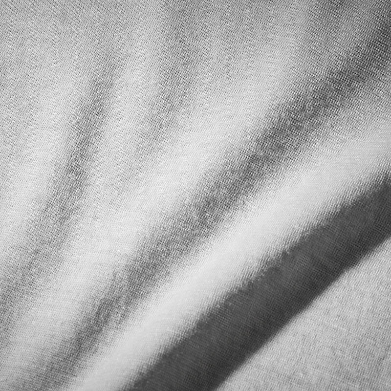 T-shirt manches courtes en laine mérinos femme, Travel 500 gris