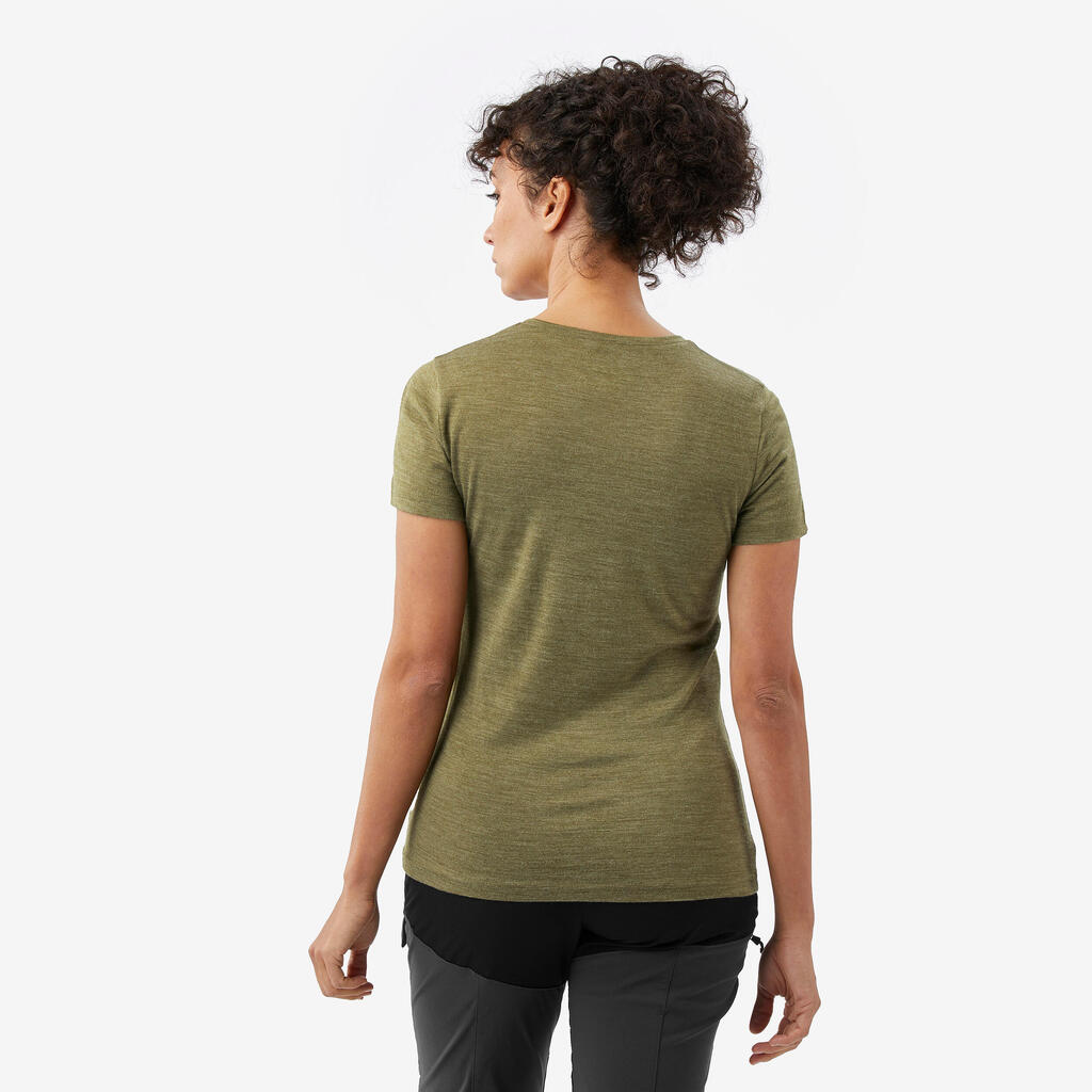 Merinoshirt Damen kurzarm ‒ Travel 500 