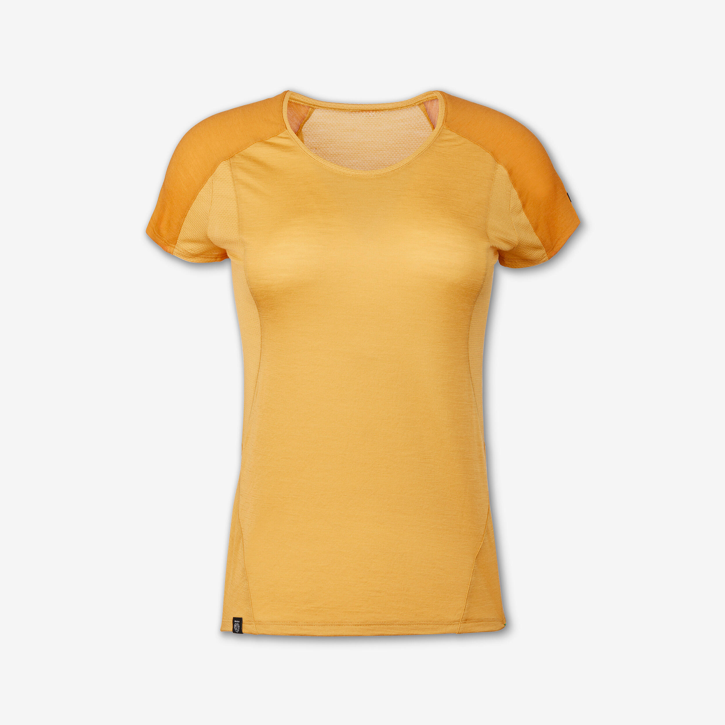Camiseta de montaña y trekking manga corta lana merino Mujer Merino Resist 5/5