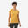 Tricou cu lână merinos Merino Resist Galben Damă