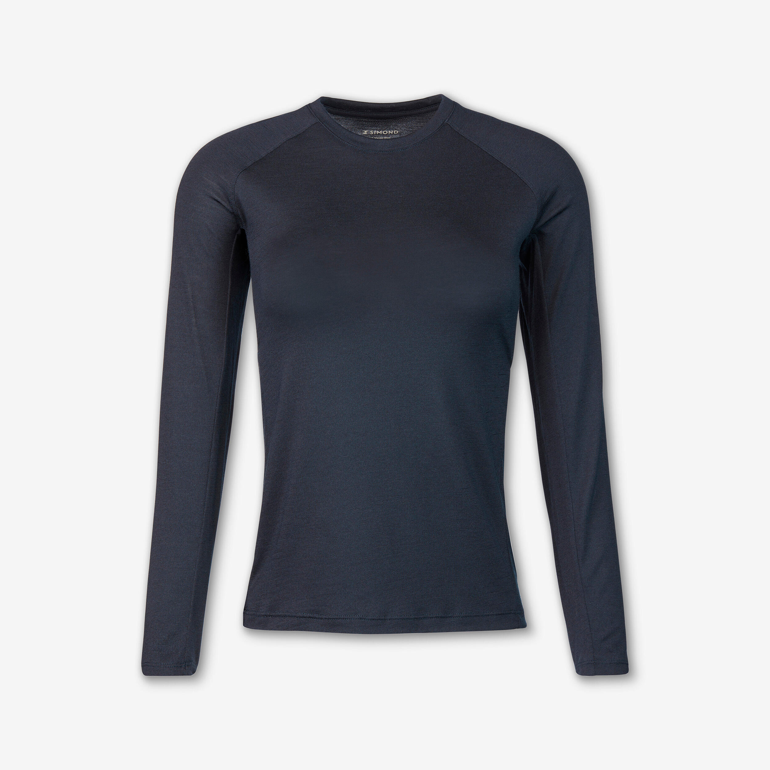 Camiseta de montaña y trekking manga larga lana merino Mujer Merino Resist 7/9