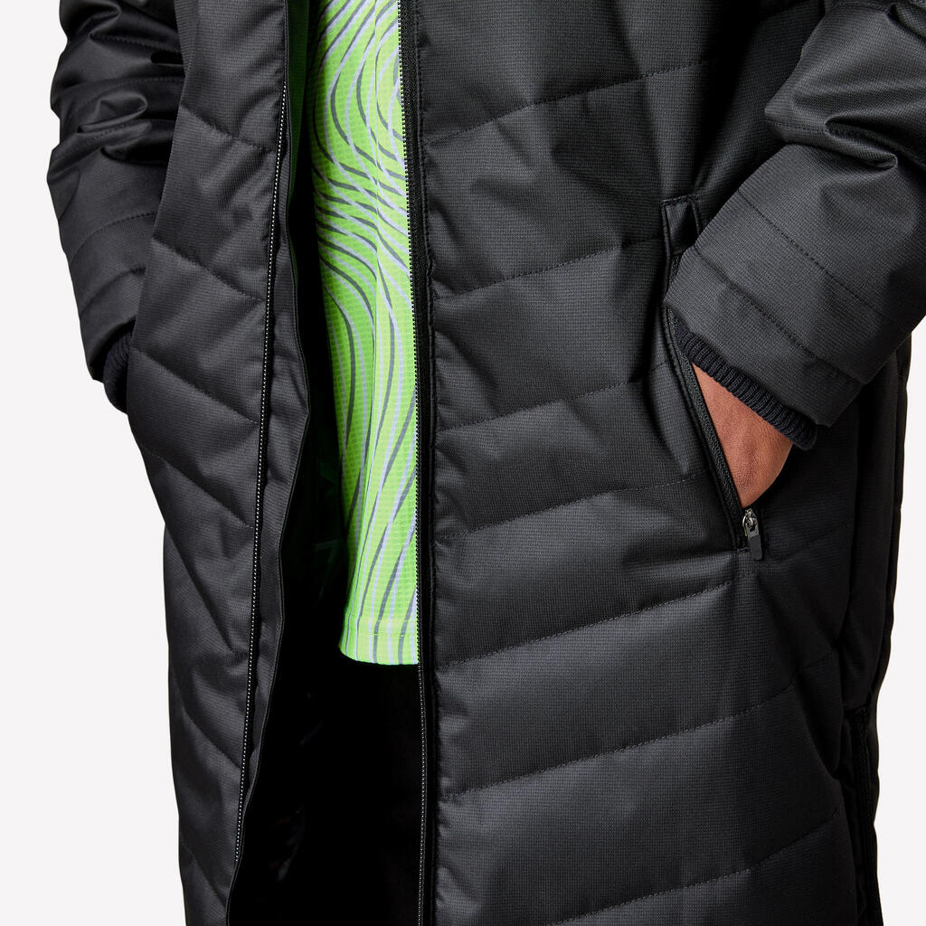 Kids' Football Long Parka Coat TRX - Navy