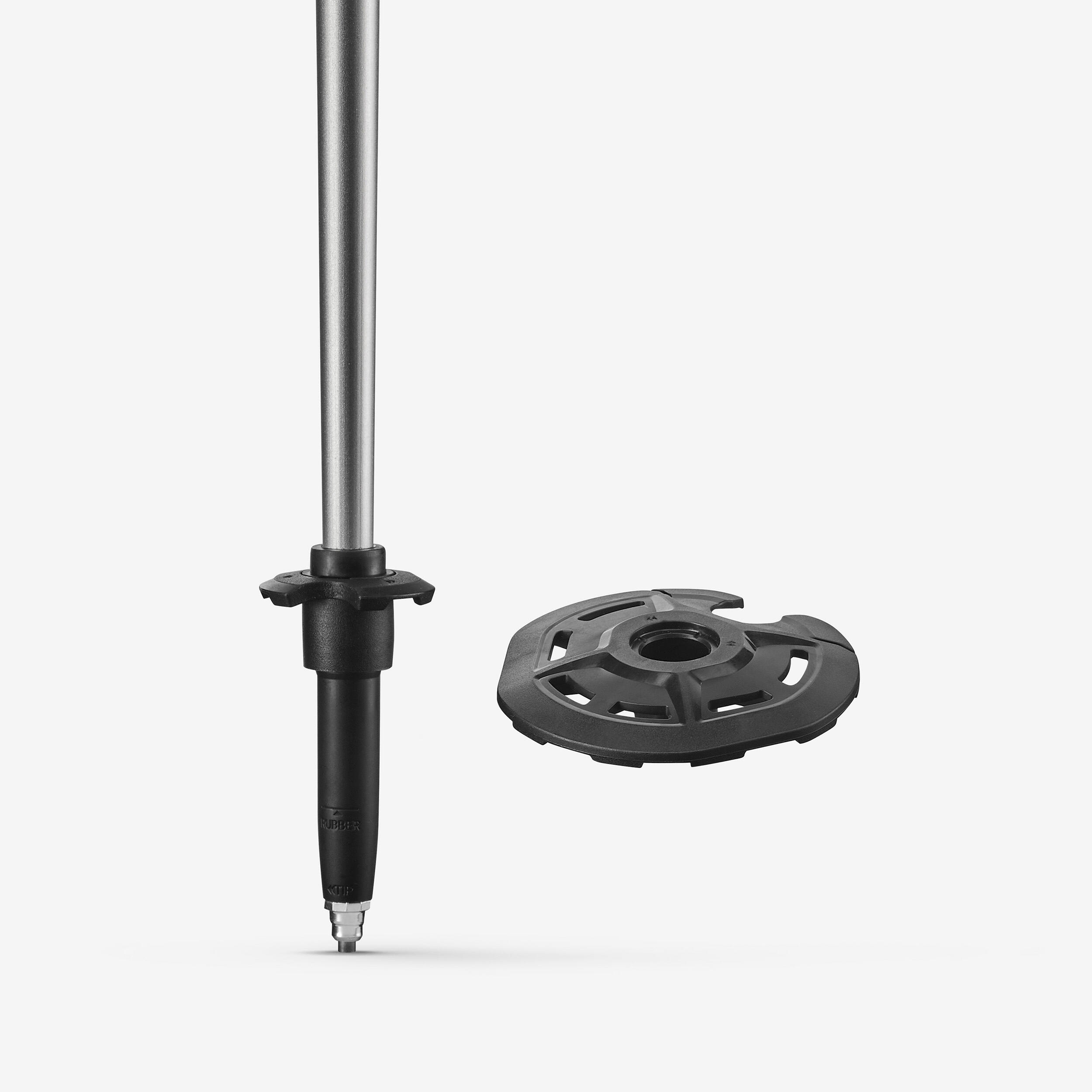 Hiking Trekking Pole Easy Adjust All Season - MT500 Black