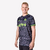 Maillot de football adulte Viralto II wavy noir & jaune fluo