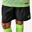Short de football enfant viralto wavy noir bande jaune