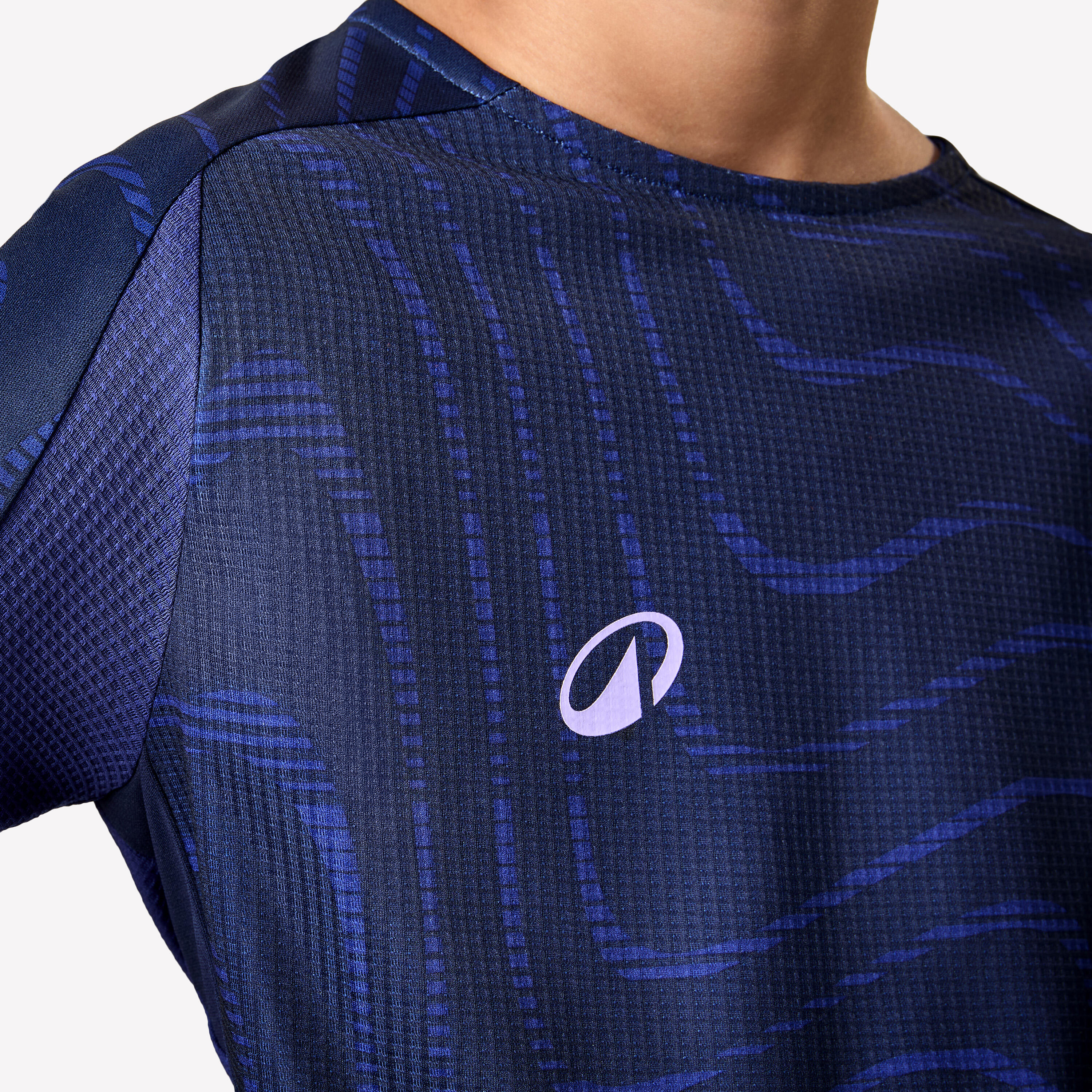 Maillot Viralto Junior Manches Longues TOPO LINES Bleu 2/5