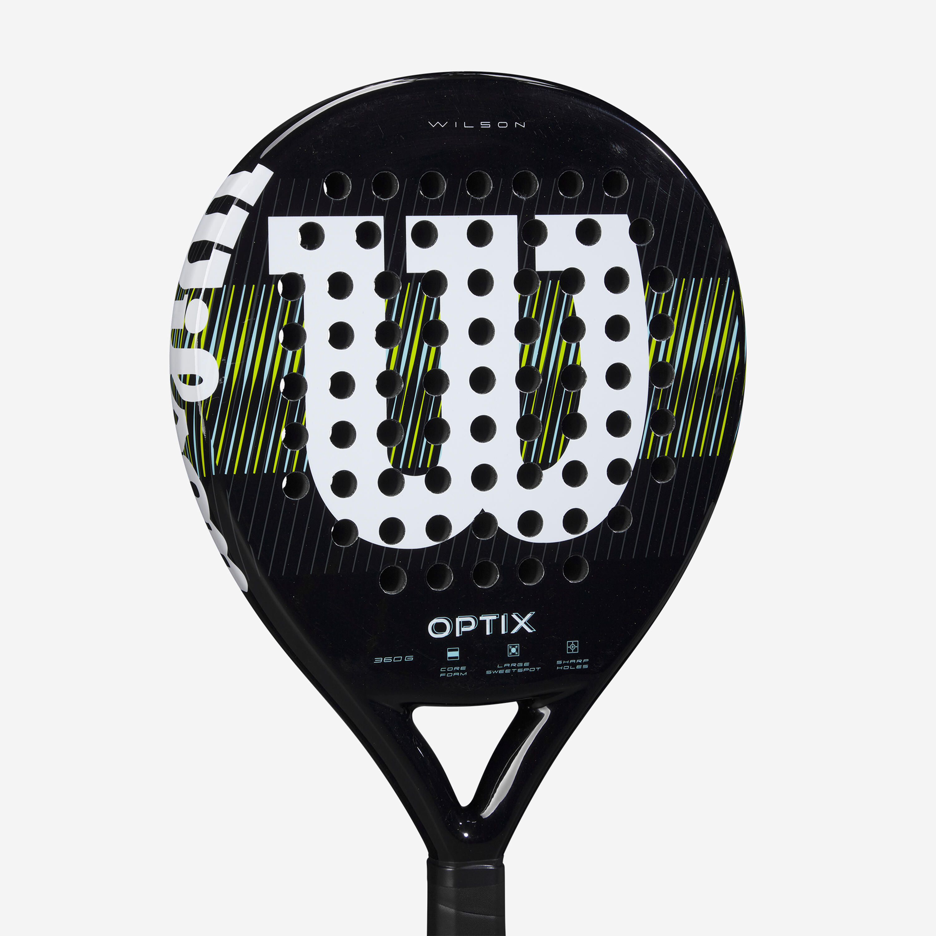 Raquette de padel adulte - Wilson Optix 25 noir 4/7