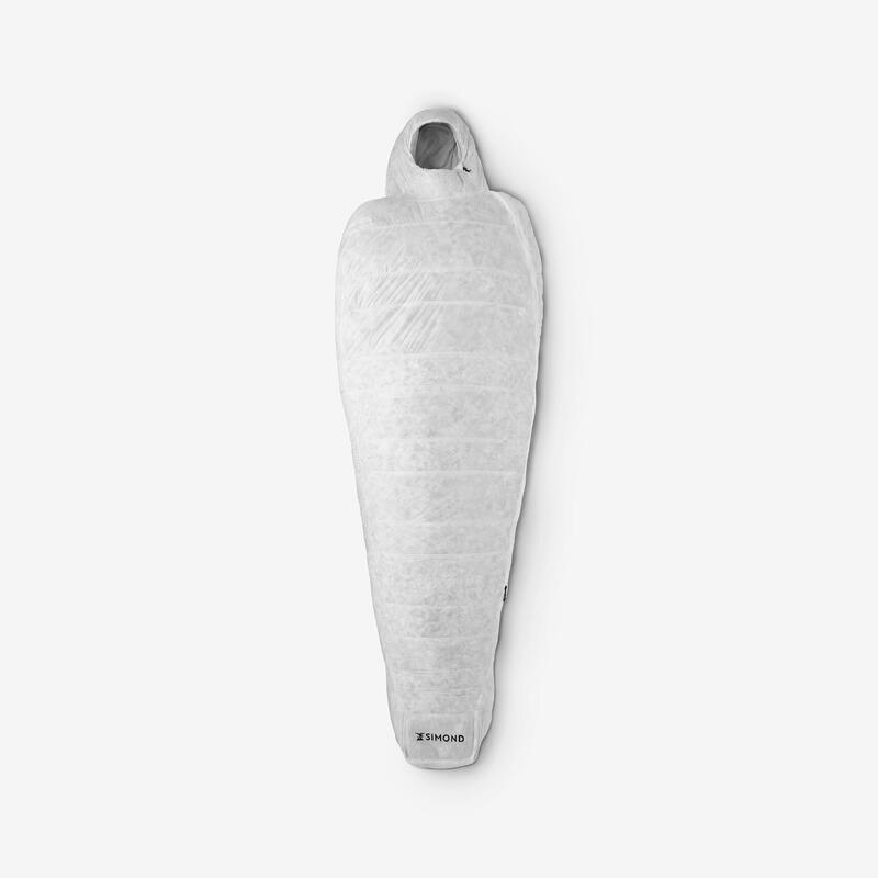 Slaapzak voor trekking MT900 0°C dons Minimal Edition