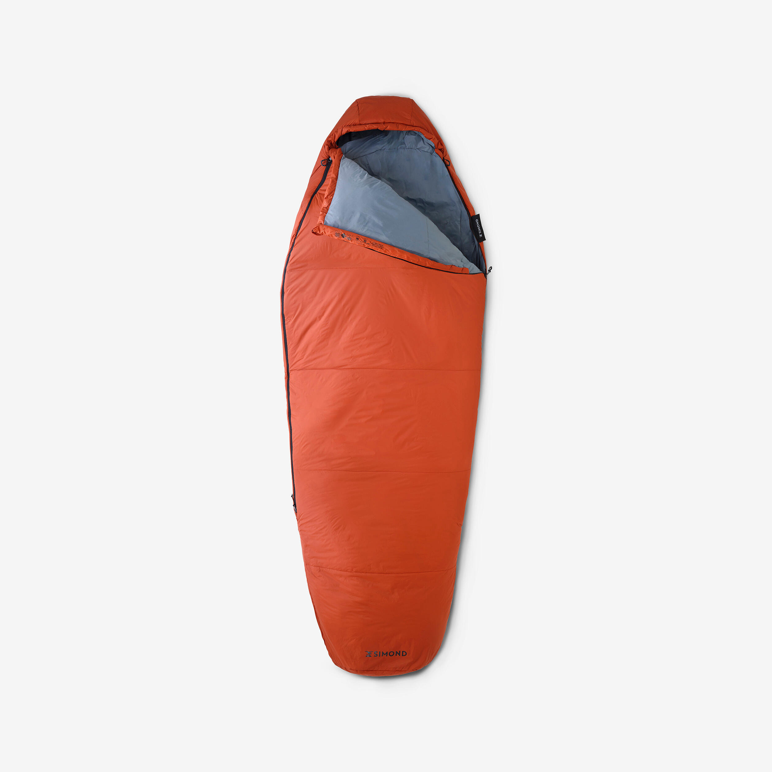 Compact 10°C twin trekking sleeping bag, MT500 synthetic