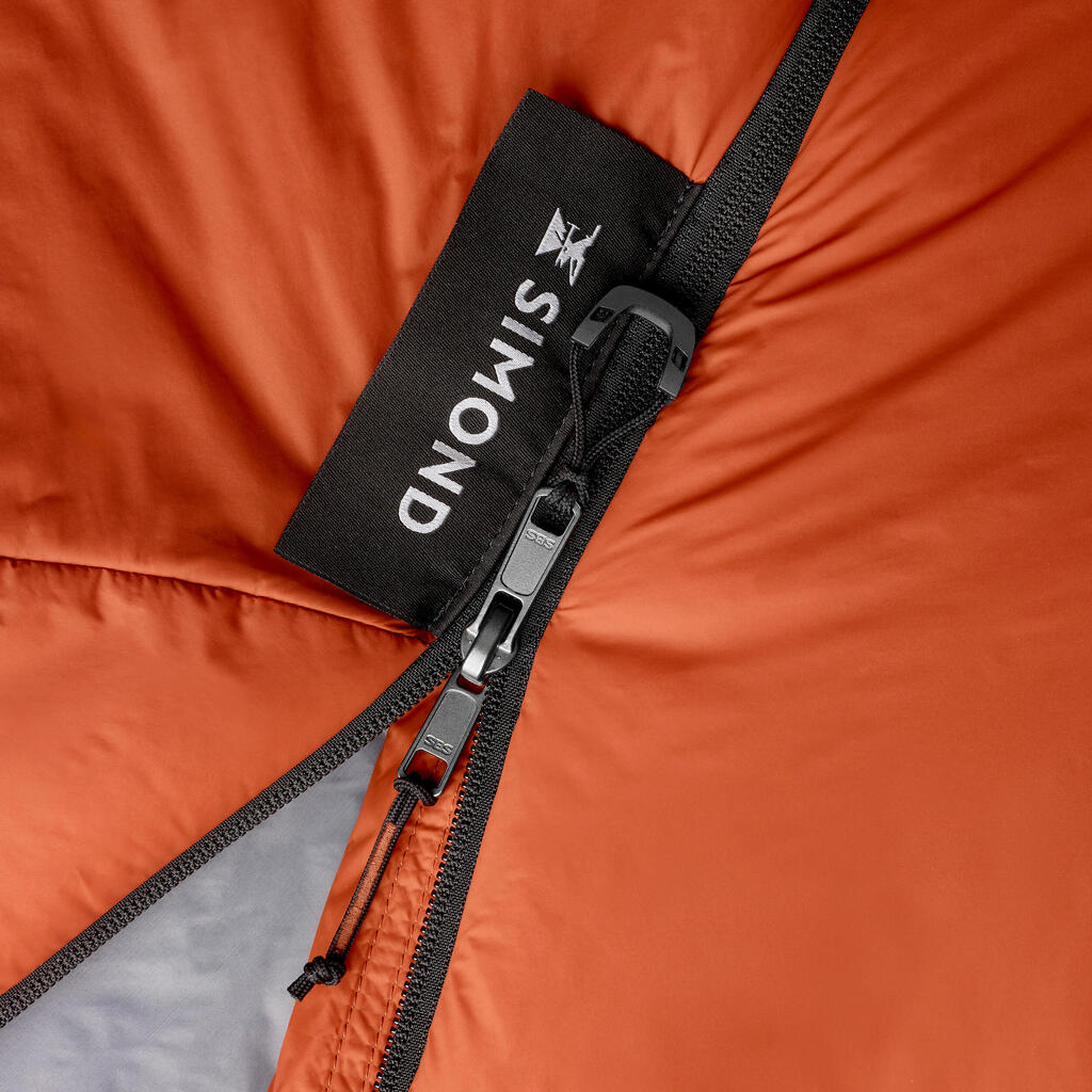 Sac de couchage de trekking 10°C jumelable et compact, MT500 synthétique