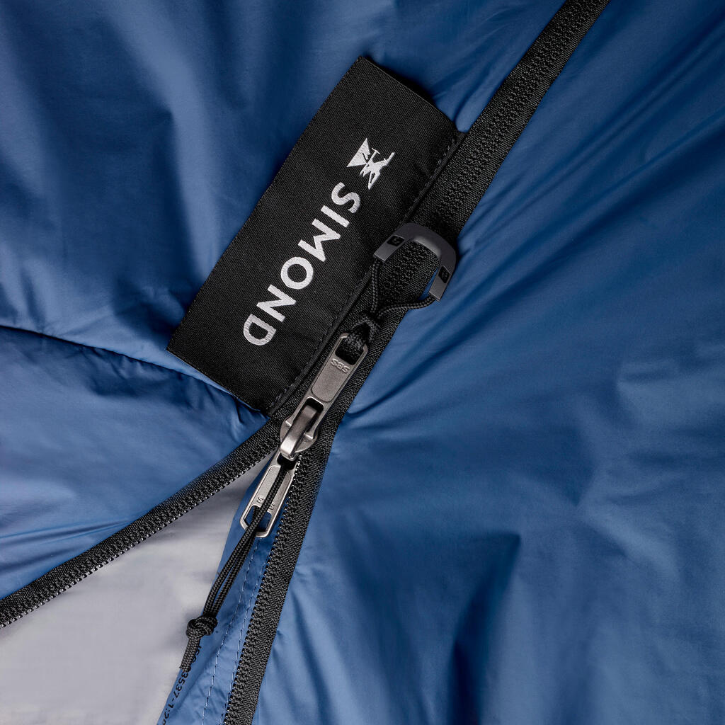 Sac de couchage de trekking 15°C jumelable et compact, MT500 synthétique