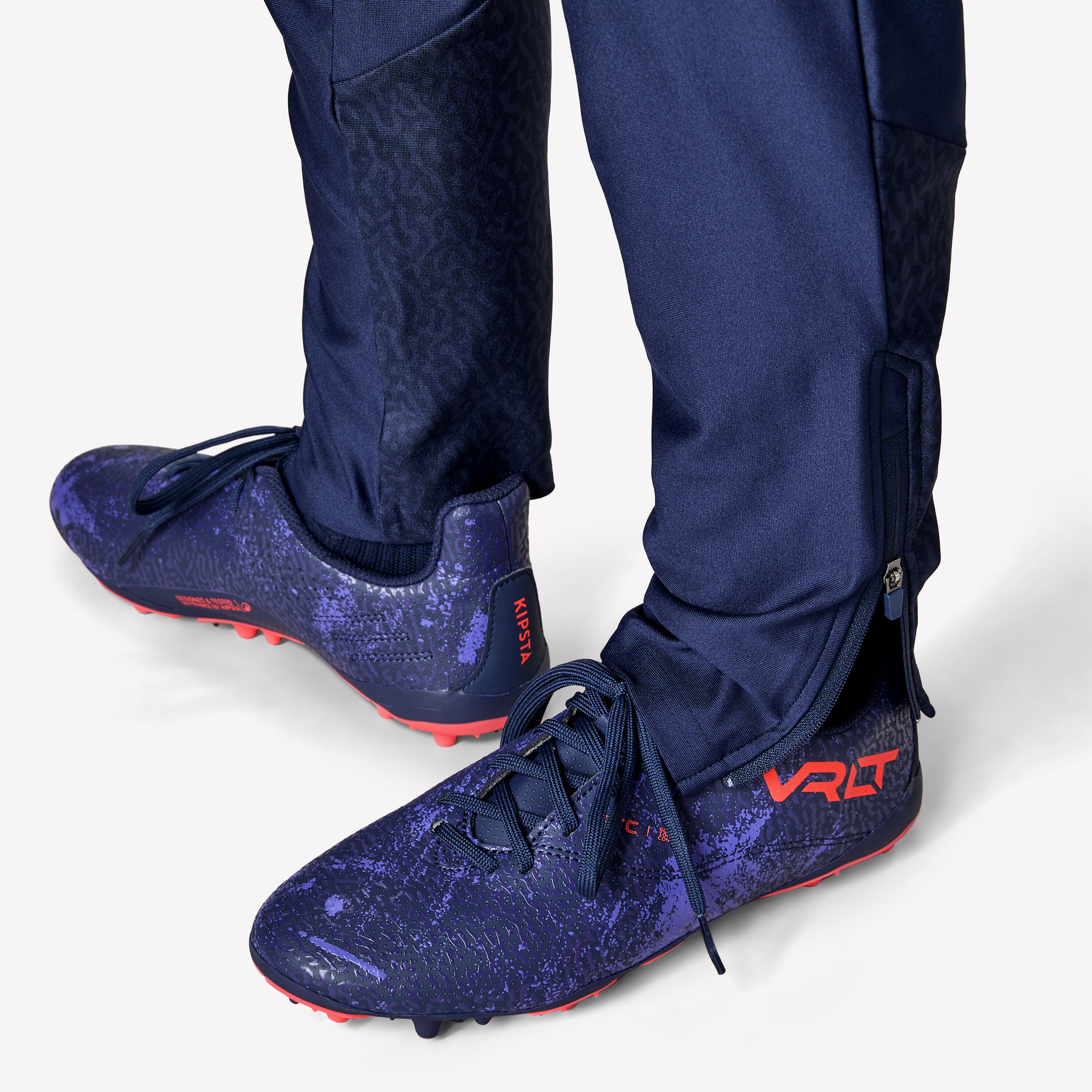 Voetbal trainingsbroek Viralto kind blauw 2/6