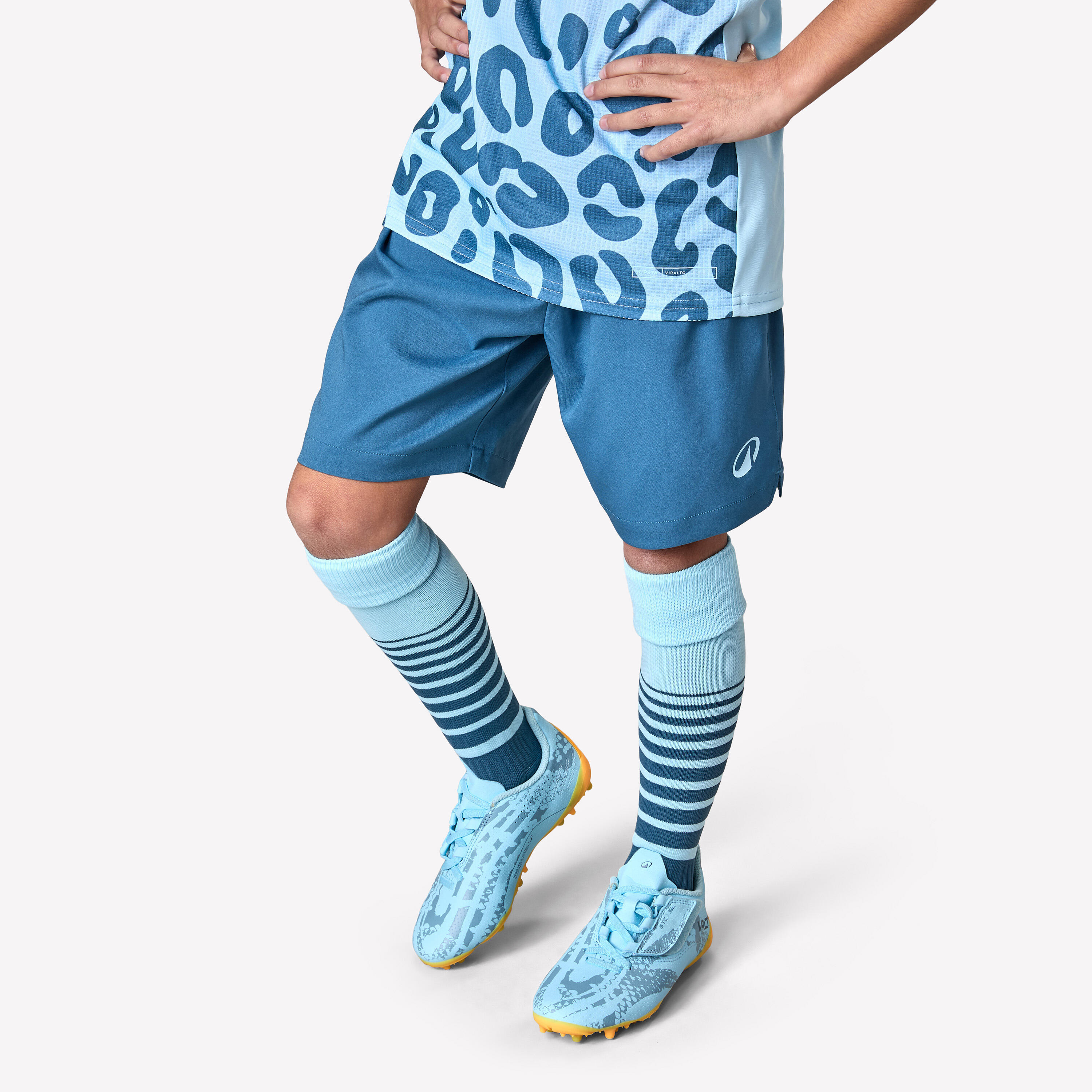 KIPSTA Girls' Football Shorts Viralto - Dark Grey