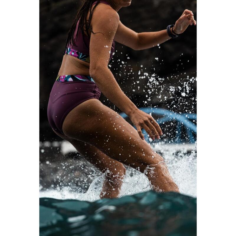 Bustieră de baie surf Carla Violet-Roz Damă