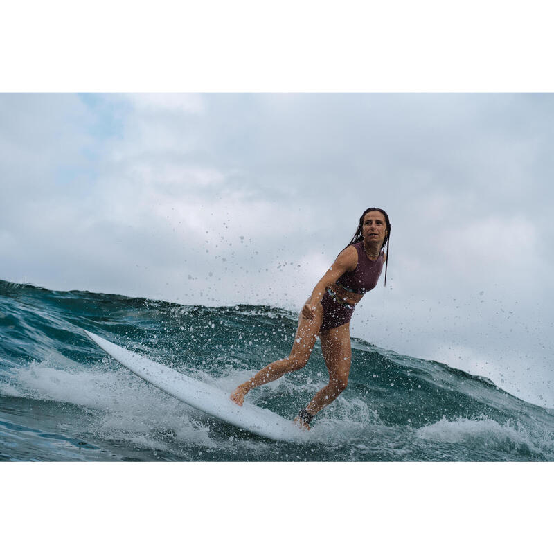 Bustieră de baie surf Carla Violet-Roz Damă