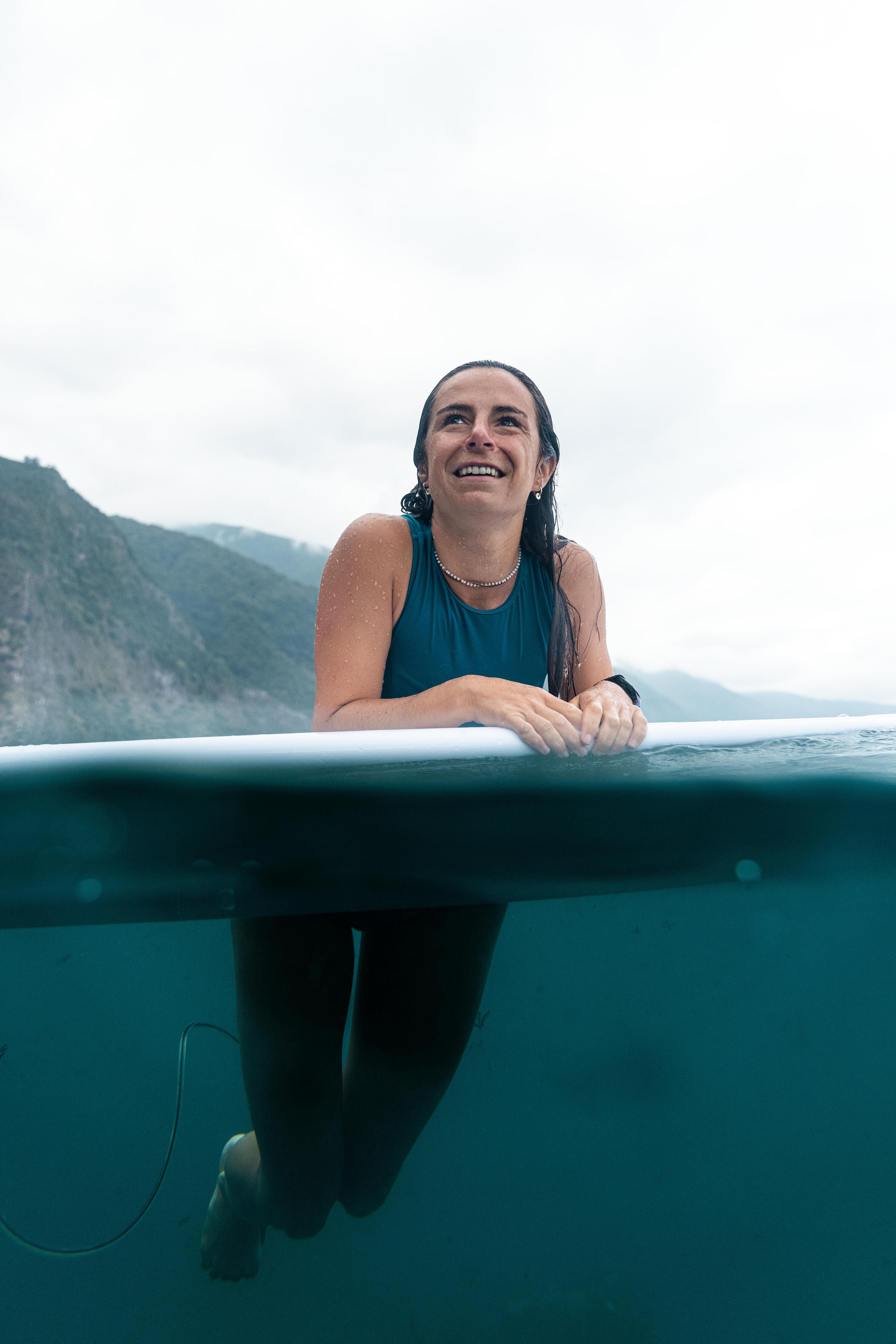 Haut de bikini de surf avec zip au dos femme, Carla 5/6