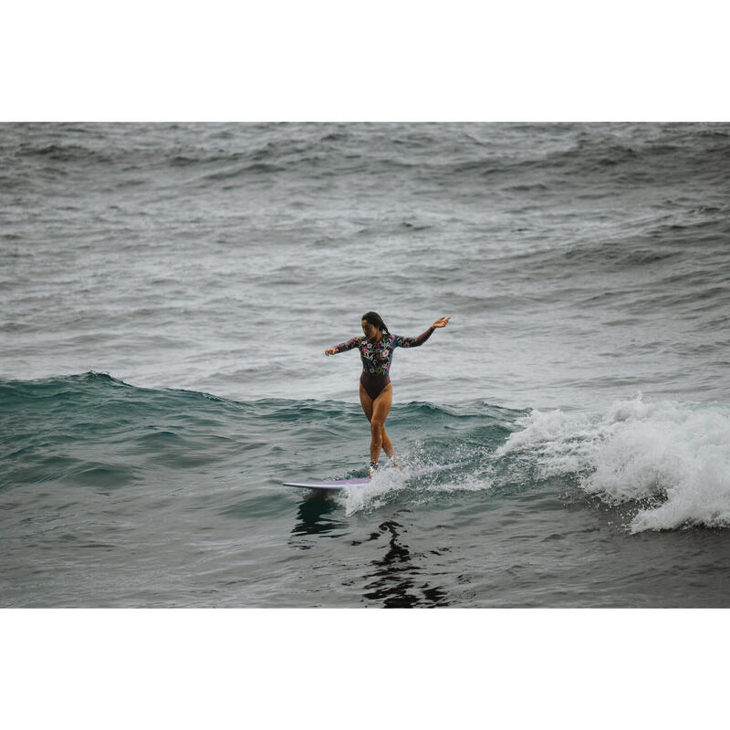 Costum de baie întreg cu mâneci lungi surf Mary azalea Mov Damă