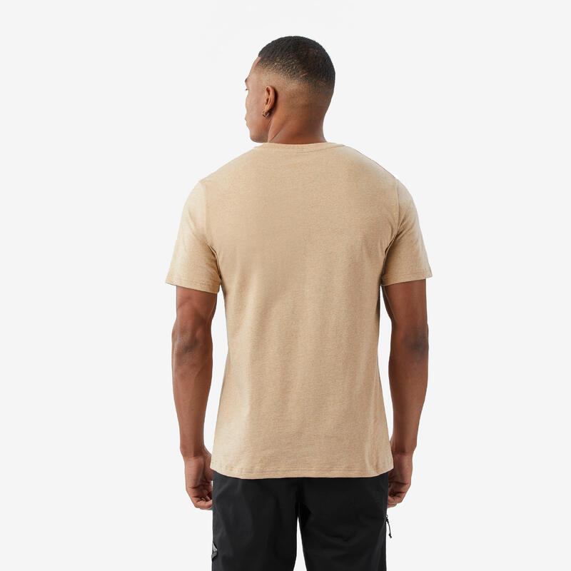 T-shirt d'escalade résistant homme, Vertika greige