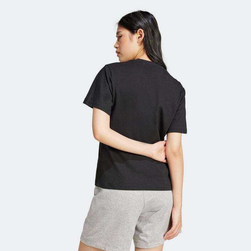 Tricou de fitness din bumbac Negru