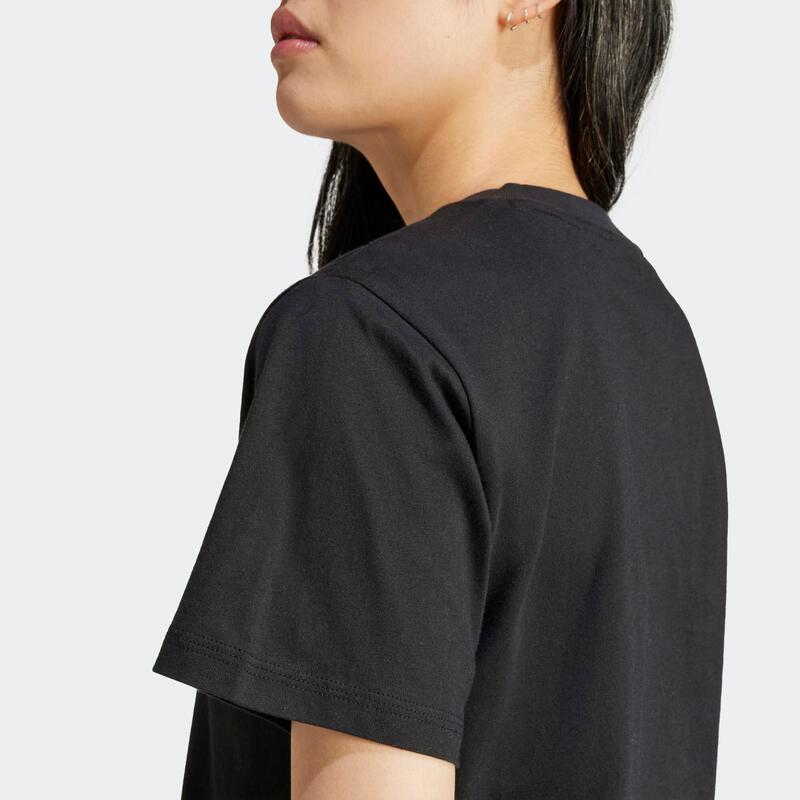 Tricou de fitness din bumbac Negru