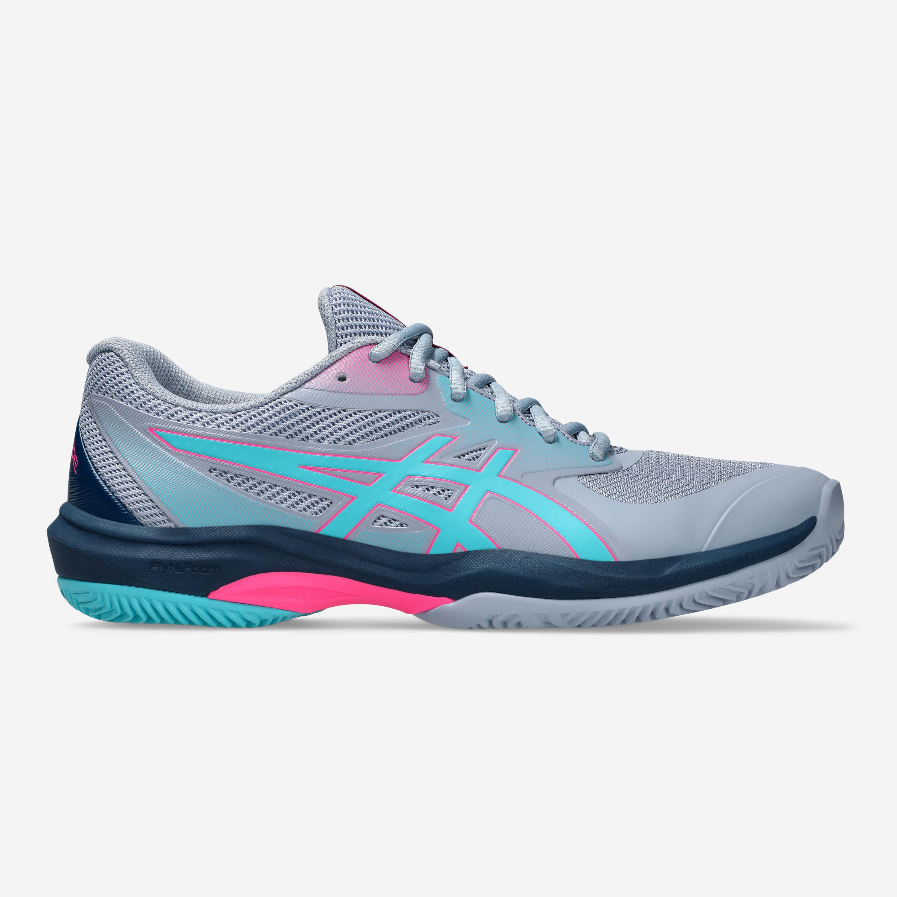 ASICS Scarpe padel uomo Asics GEL GAME FF grigio-azzurro-rosa