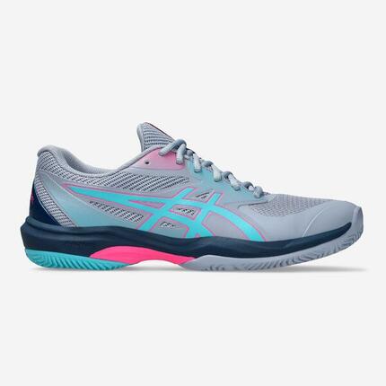 Chaussures de padel homme - Asics game FF Gris Bleu Rose