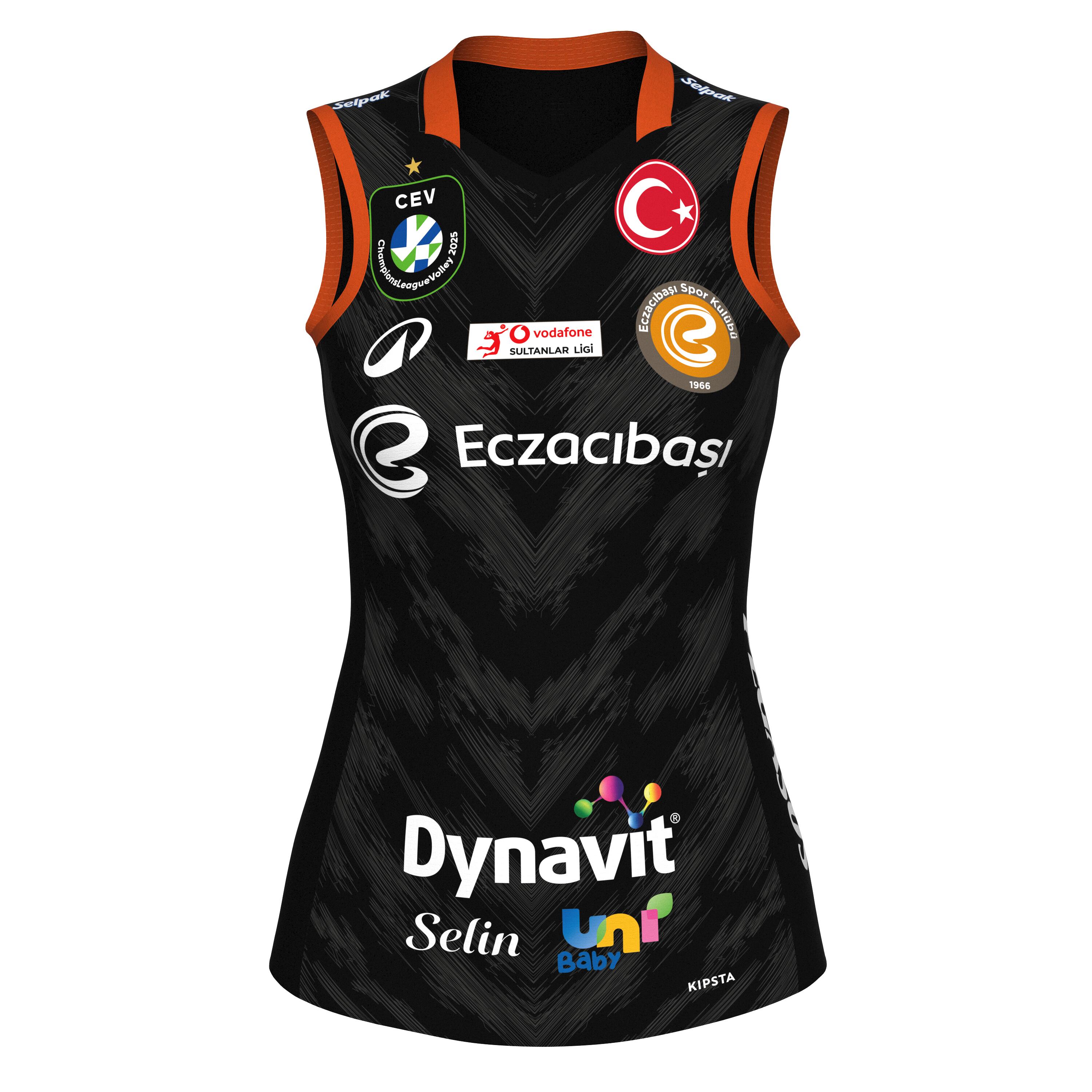 DECATHLON Eczacıbaşı 24/25 Resmi Voleybol Forması - Turuncu