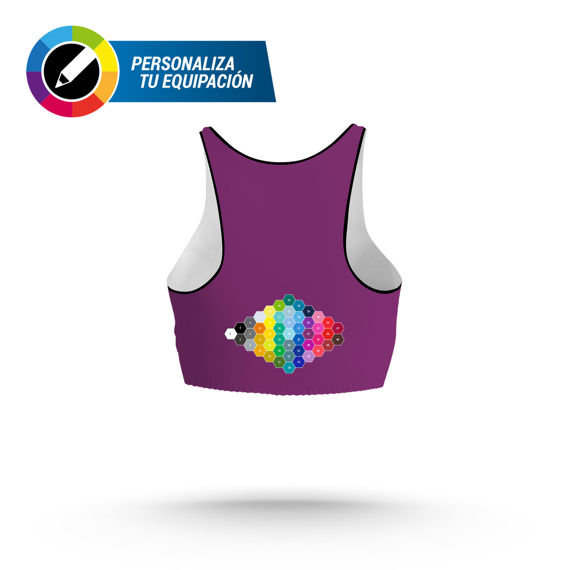 TOP ATLETISMO MUJER PERSONALIZADO MODELO CUP 2/2