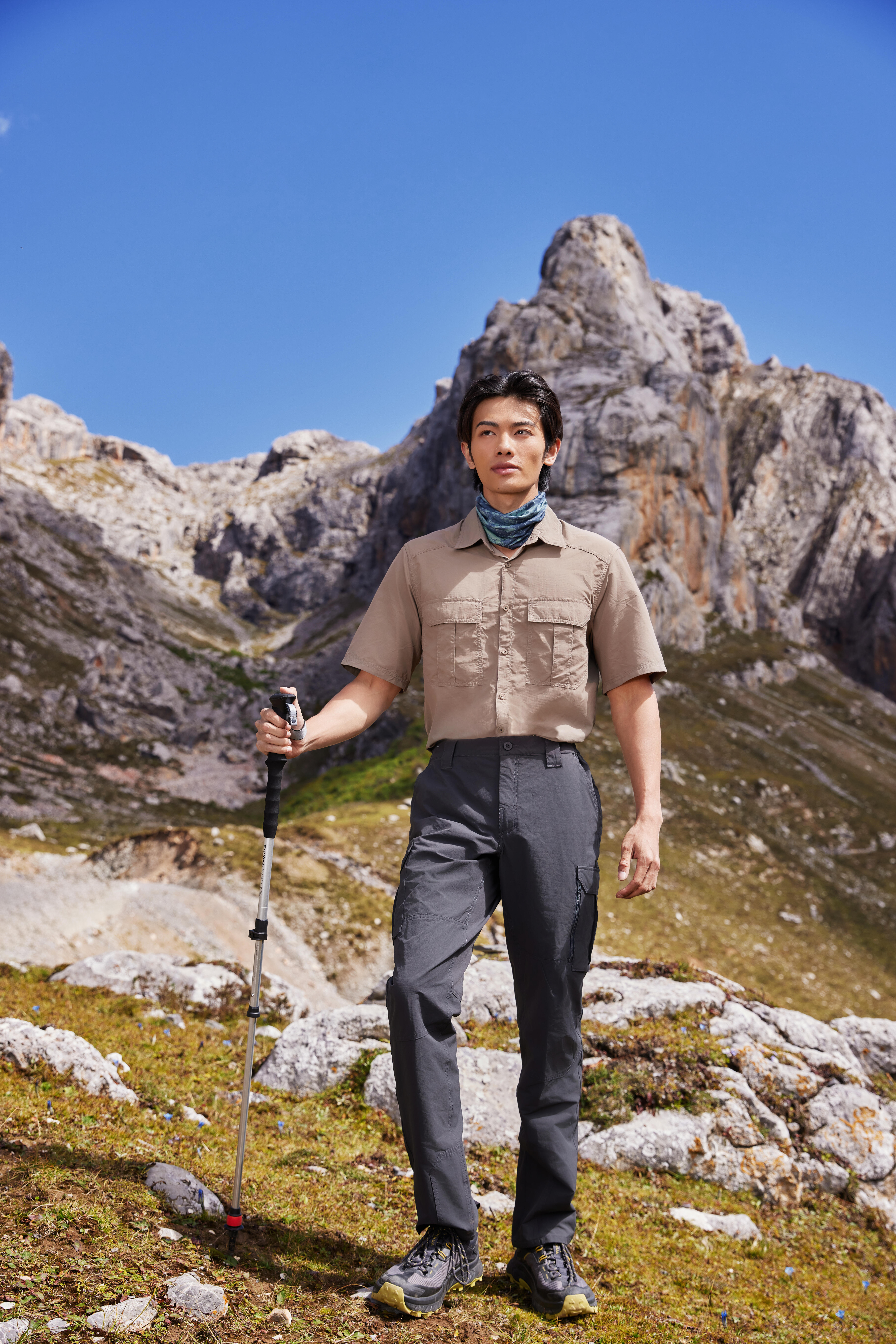 Trousers - Light 500 Grey - SOLOGNAC