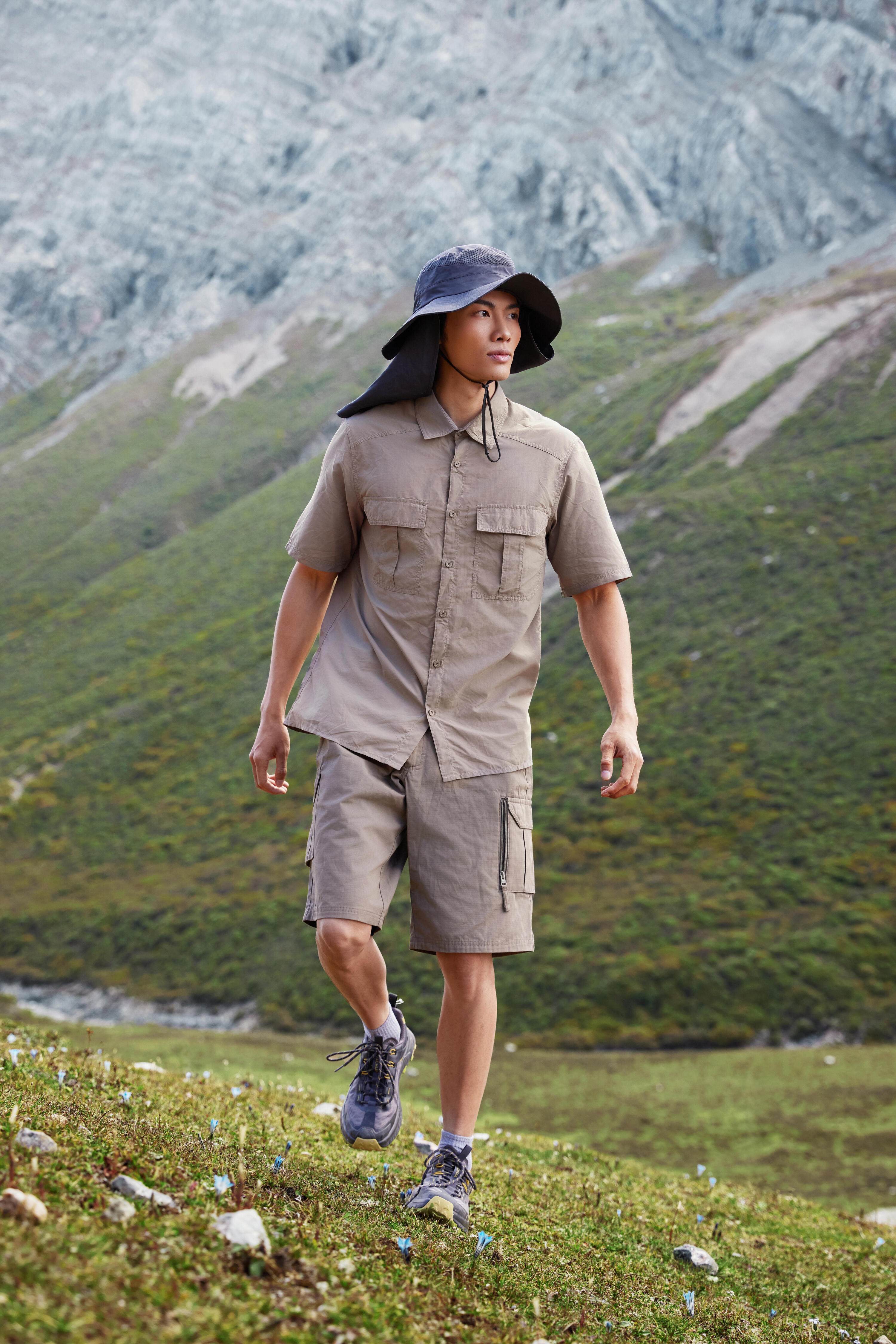 Bermuda 500 Cargo Jagdshorts beige 7/29