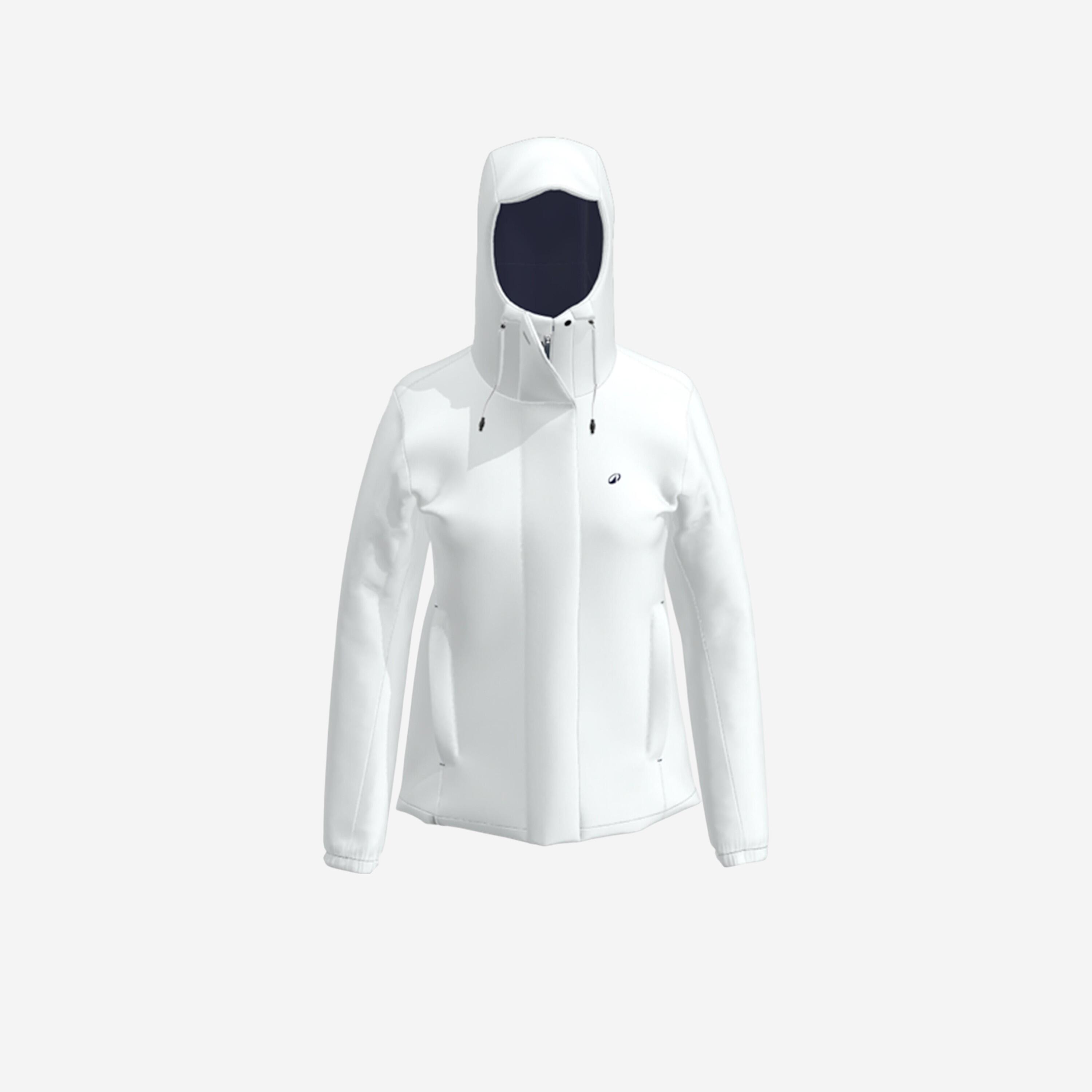 Veste de voile chaude imperméable Femme -100 blanc 9/9