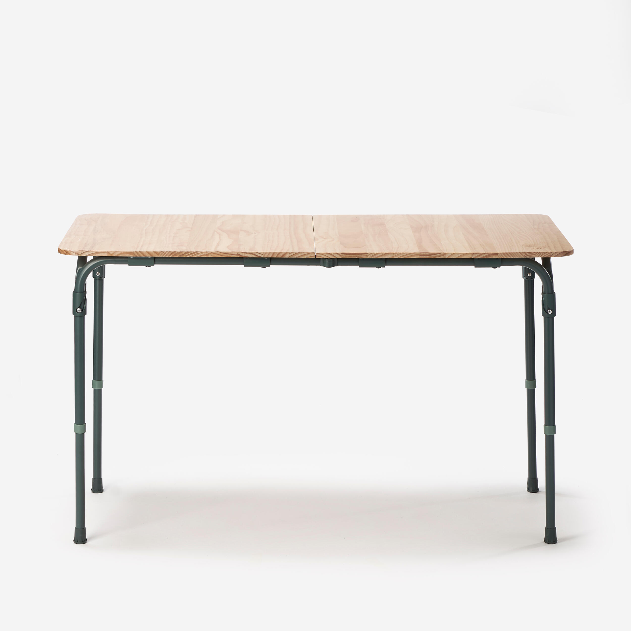 FOLDING CAMPING TABLE-ADJUSTABLE (50 to 71 cm) -4/6 PEOPLE-WOODEN CHAINRINGS 5/11