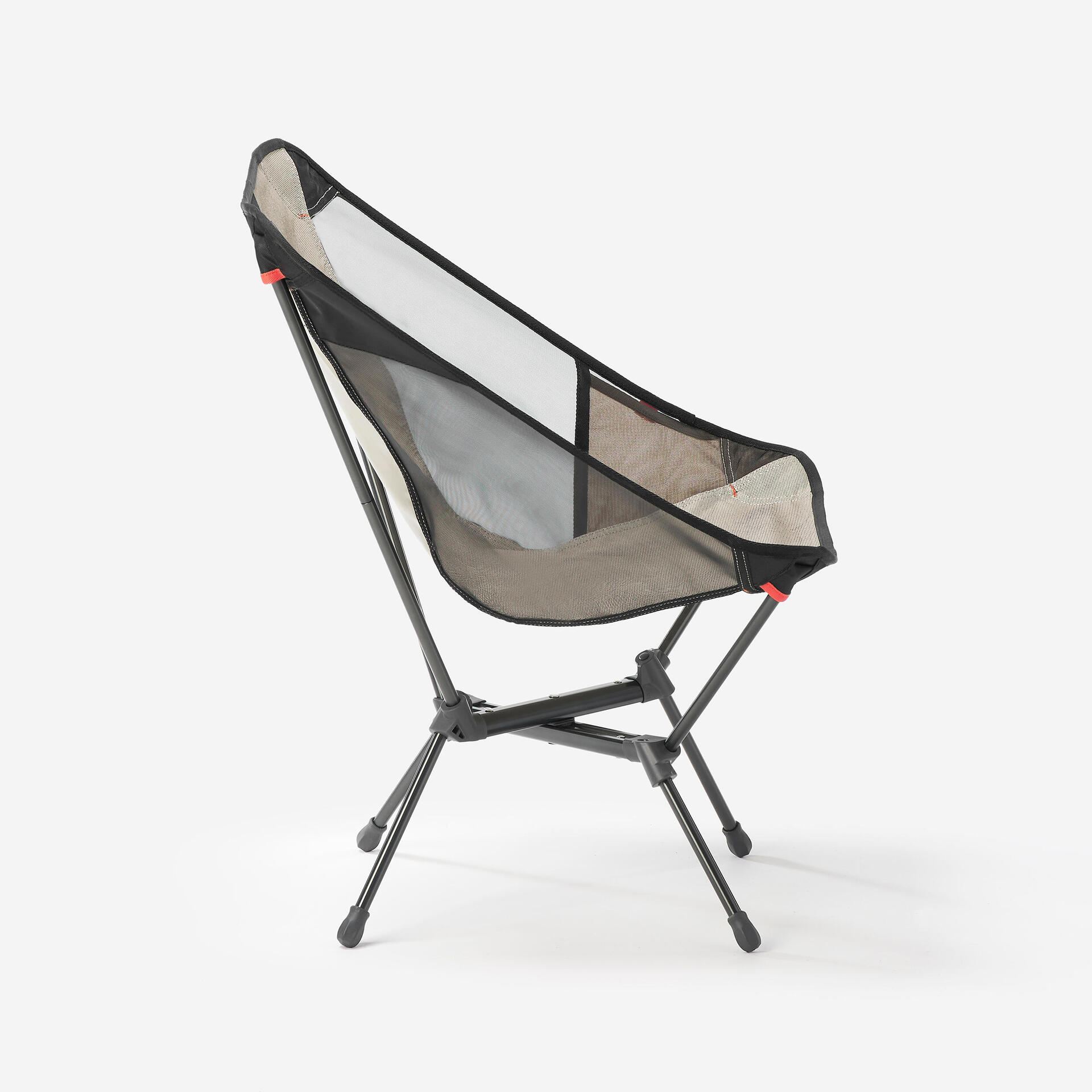 LOW CAMPING CHAIR 500 M COMPACT AND FOLDABLE